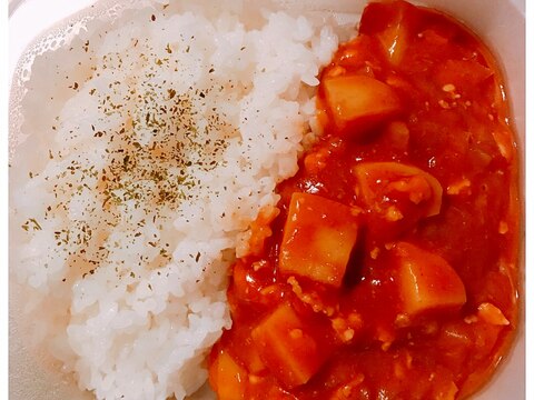 鶏ひき肉のキーマカレー風♪